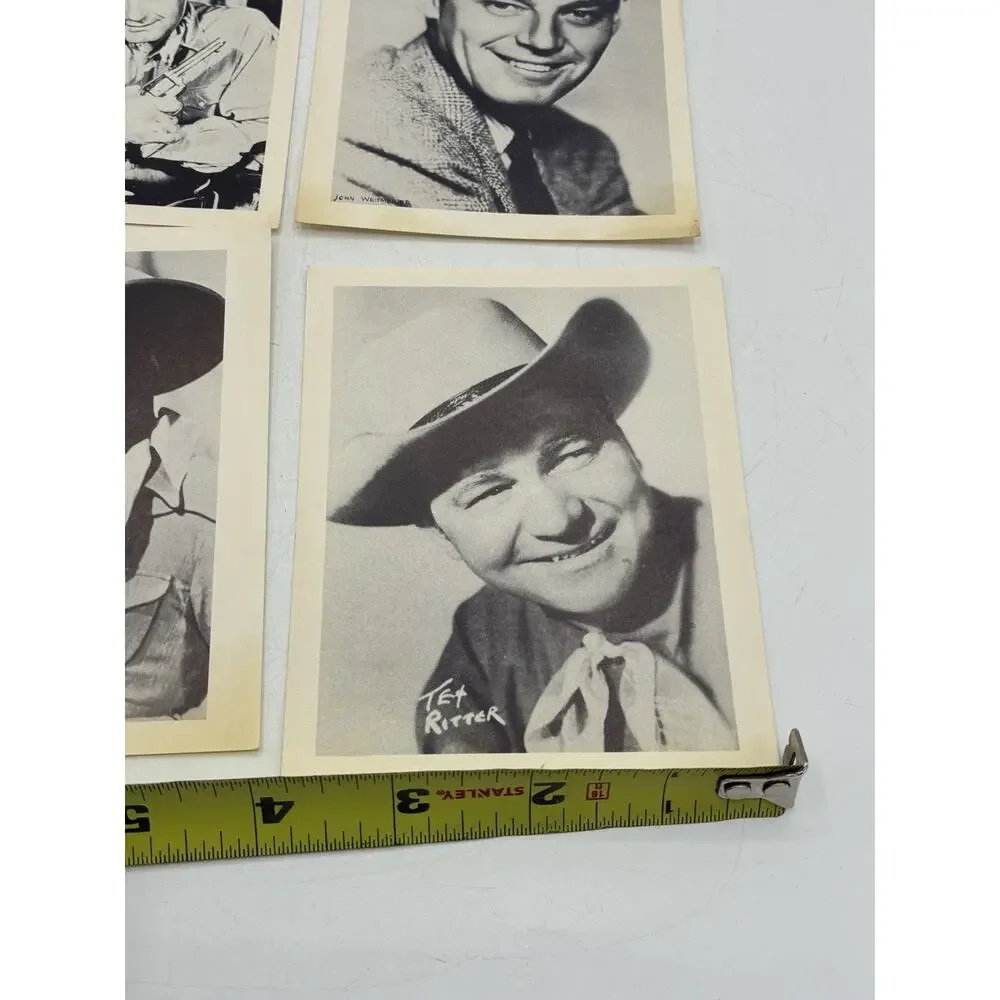 Vintage Western Arcade Exhibit Card Lot Photos 11 Classic Cowboy & Serial Stars